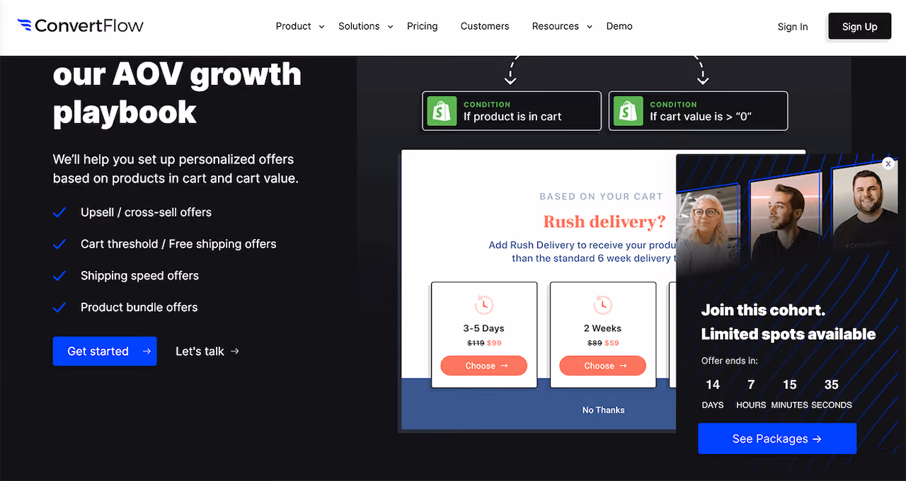 ConvertFlow Timer Hook Popup Example