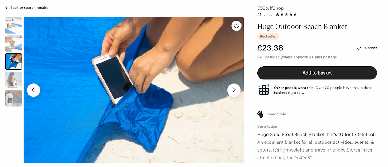 Etsy’s Add To Cart Button