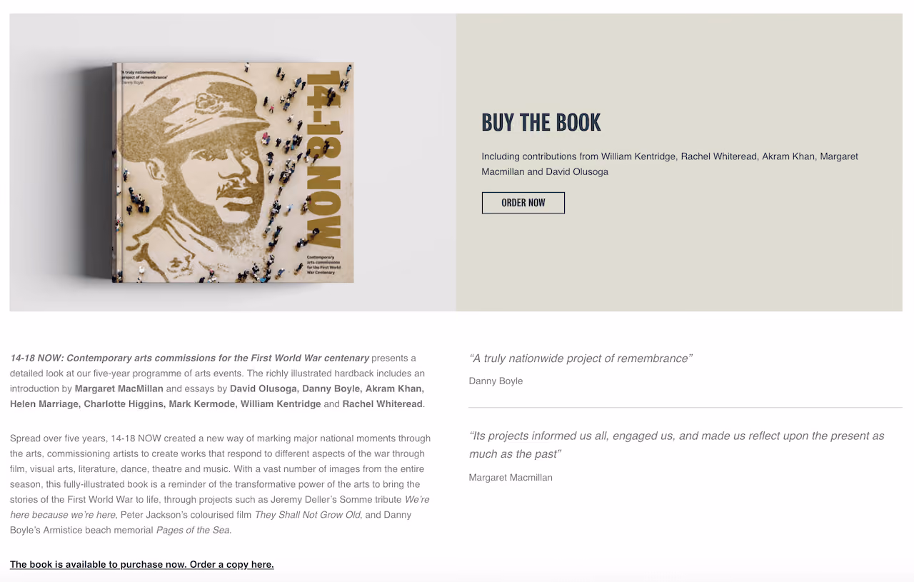 14-18 NOW's Book Landing Page