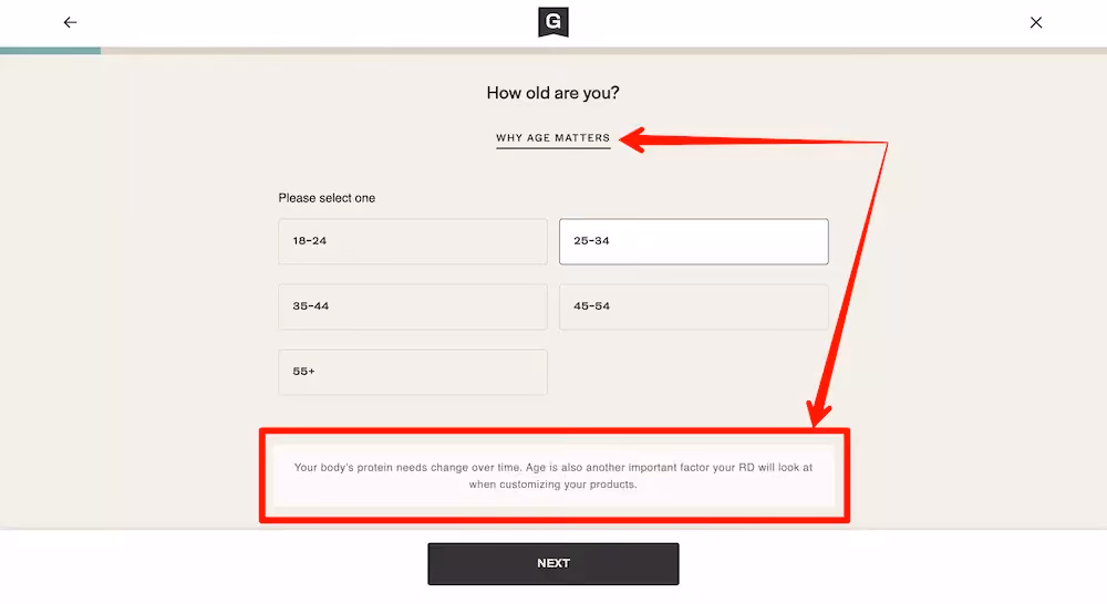 Gainful why the question matters snippets