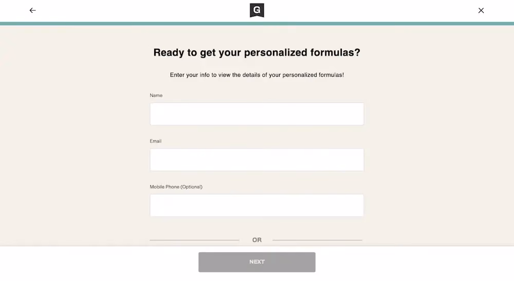 Gainful subscribe step