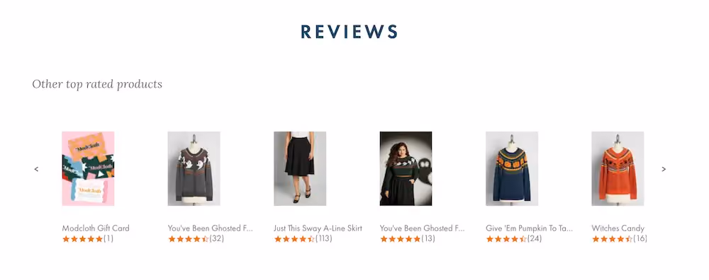 Modcloth reviews