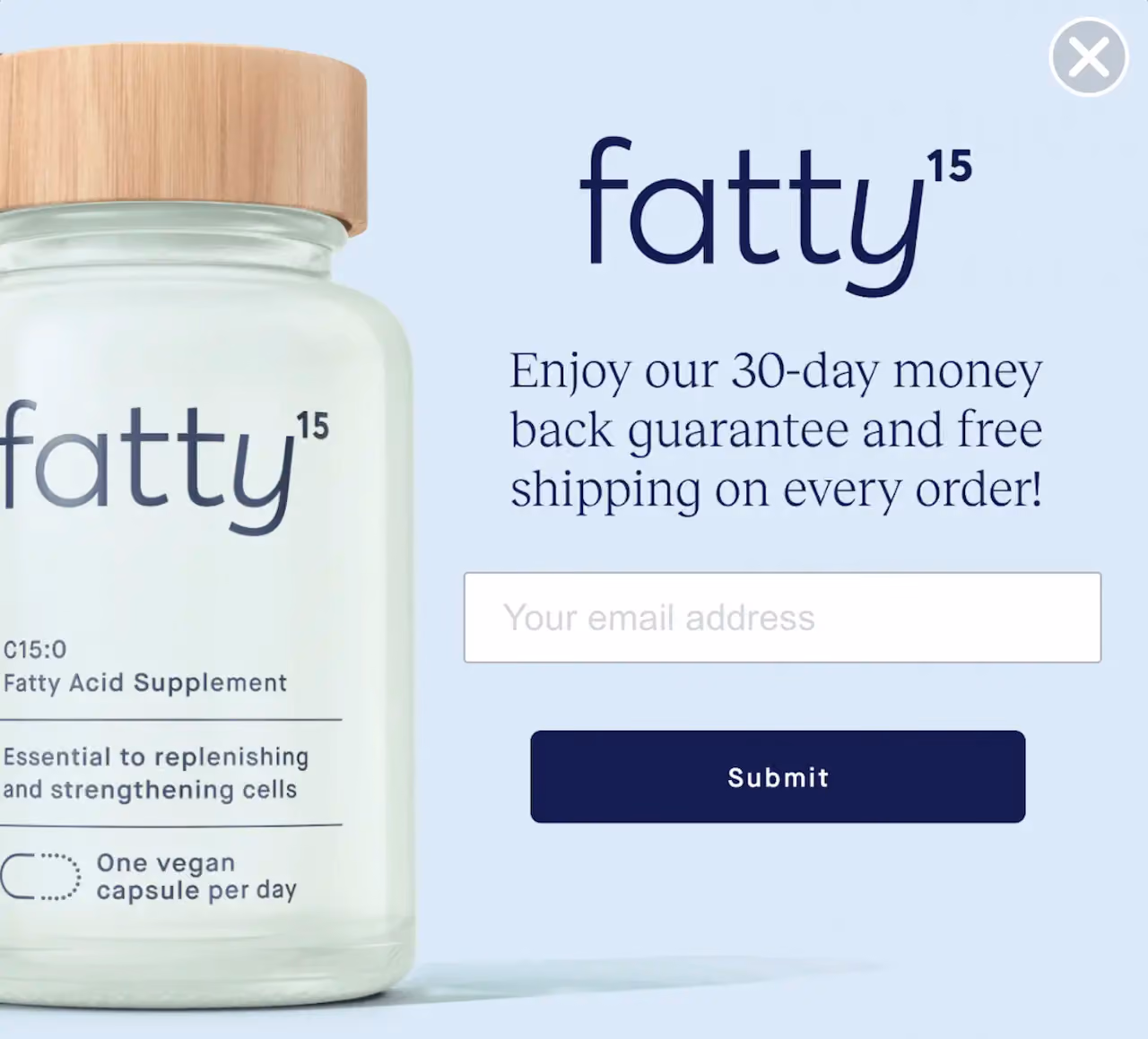 Fatty15 Email Popup Example