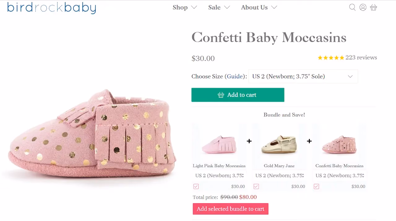 BirdRock Baby Add to Cart Button