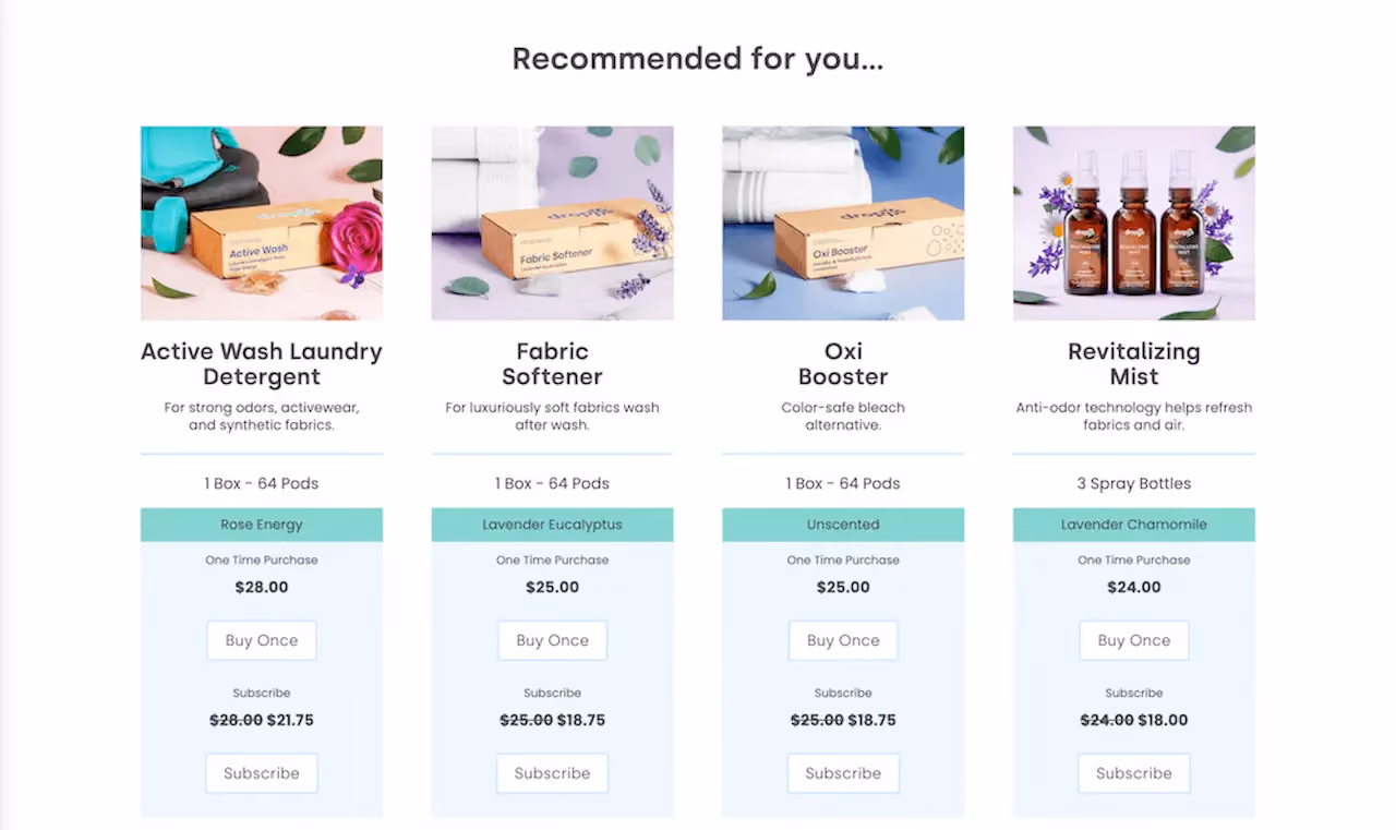 Dropps Add to Cart Button Example