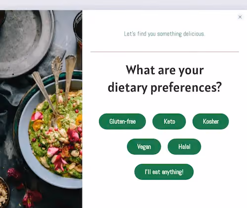 Wellness Segmentation Popup Offer Template