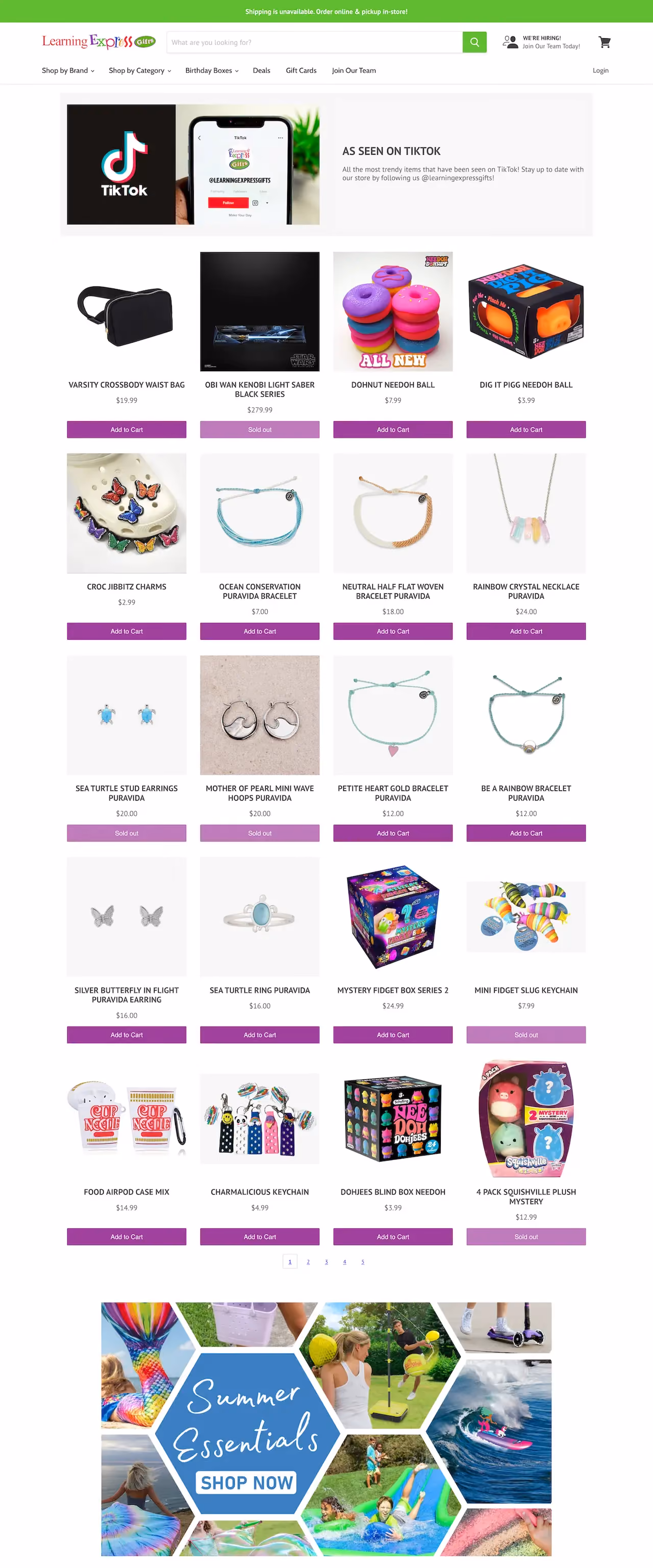 Learning Express TikTok Landing Page Example
