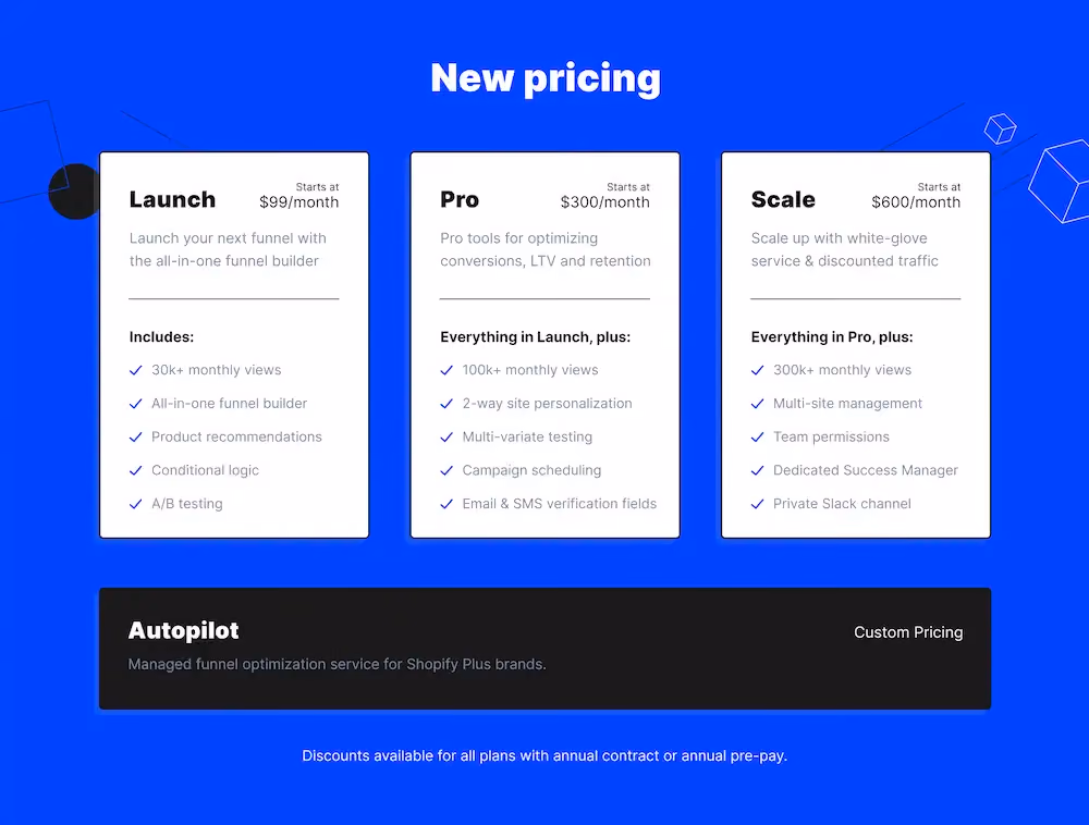 New ConvertFlow pricing plans based on monthly campaign views