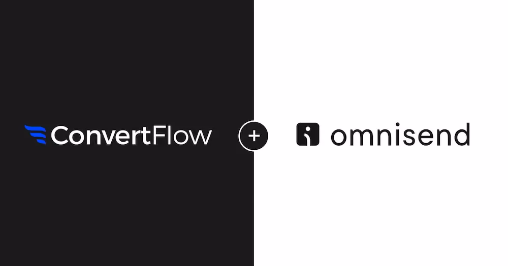 ConvertFlow and Omnisend logos
