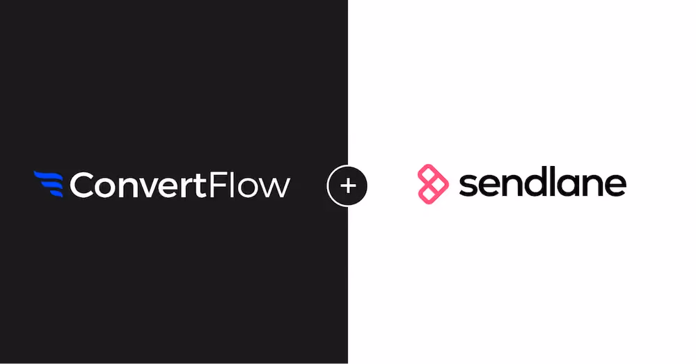 ConvertFlow and Sendlane logos