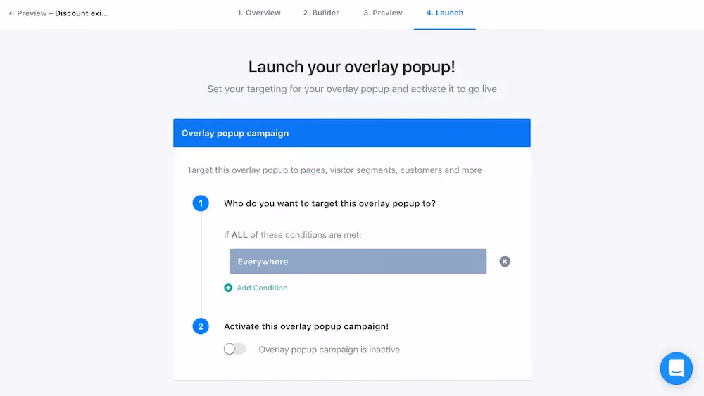 Targeting settings for the announcement bar in ConvertFlow