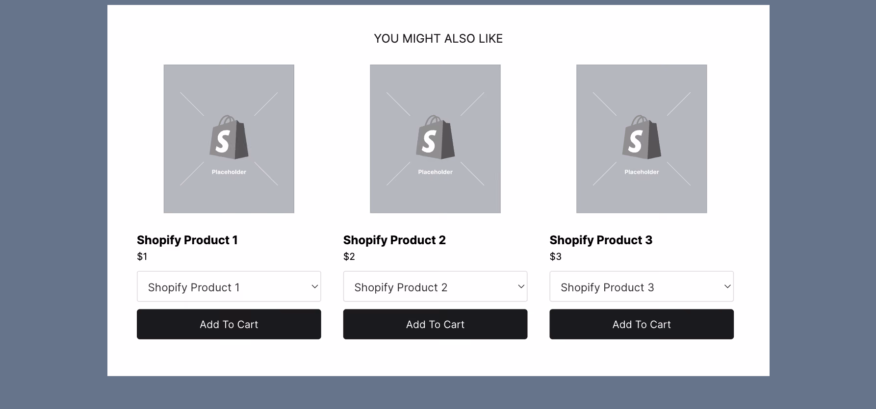 Product Page Recommendations Embed Template