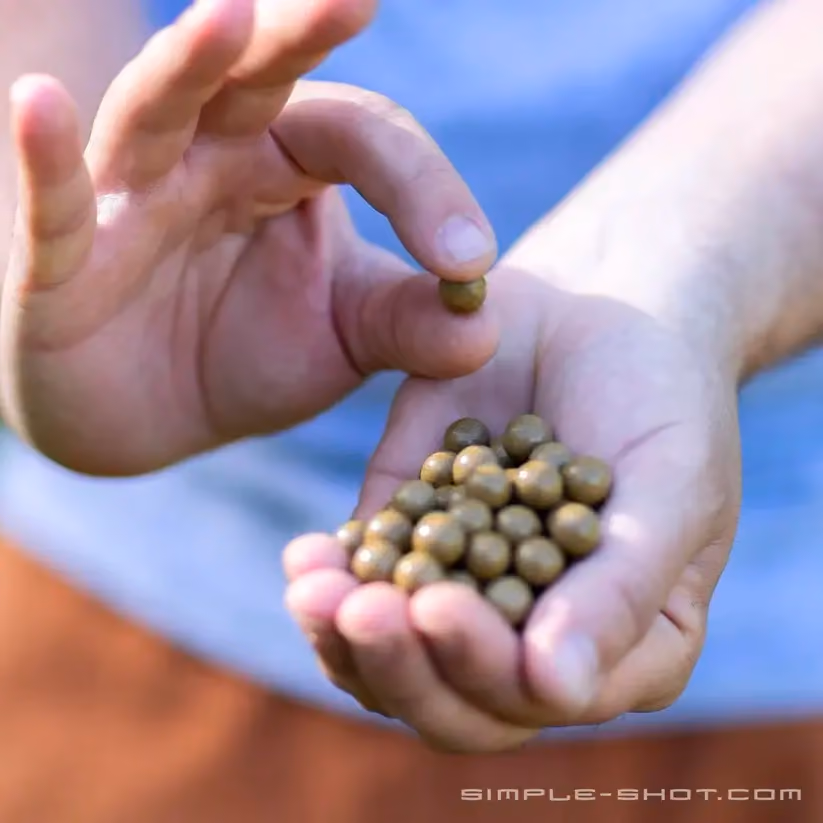 Clay ammo that SimpleShot sells