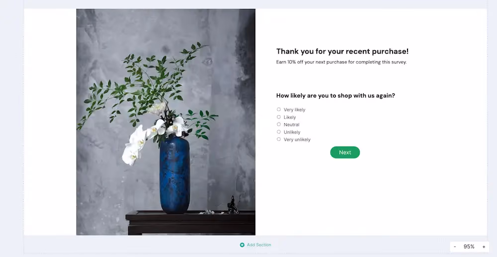 Updated form with new custom field