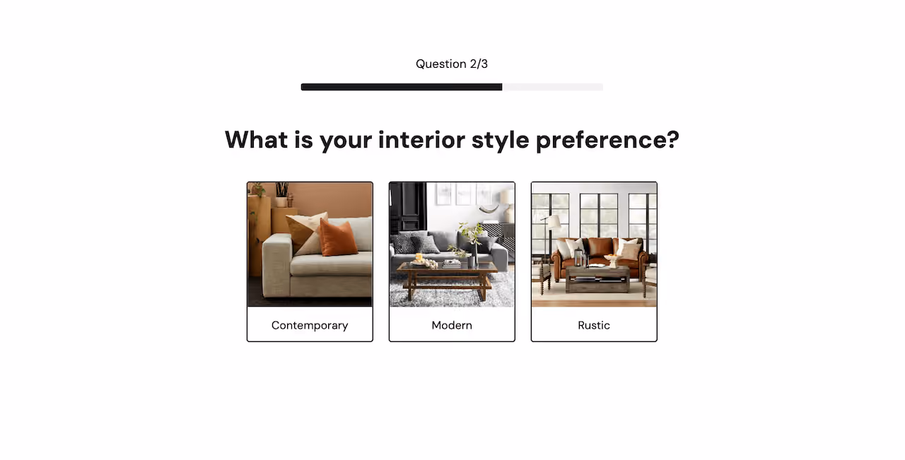 Product Quiz Page Funnel Template