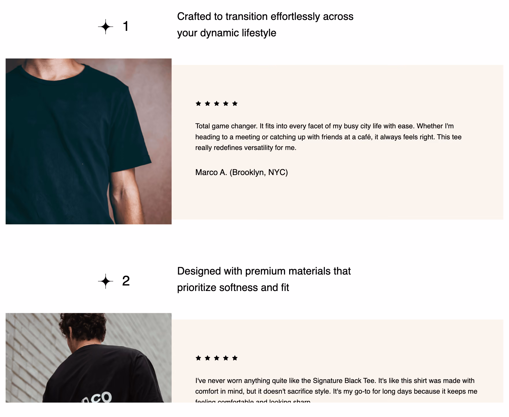 Apparel Listicle Landing Page Template