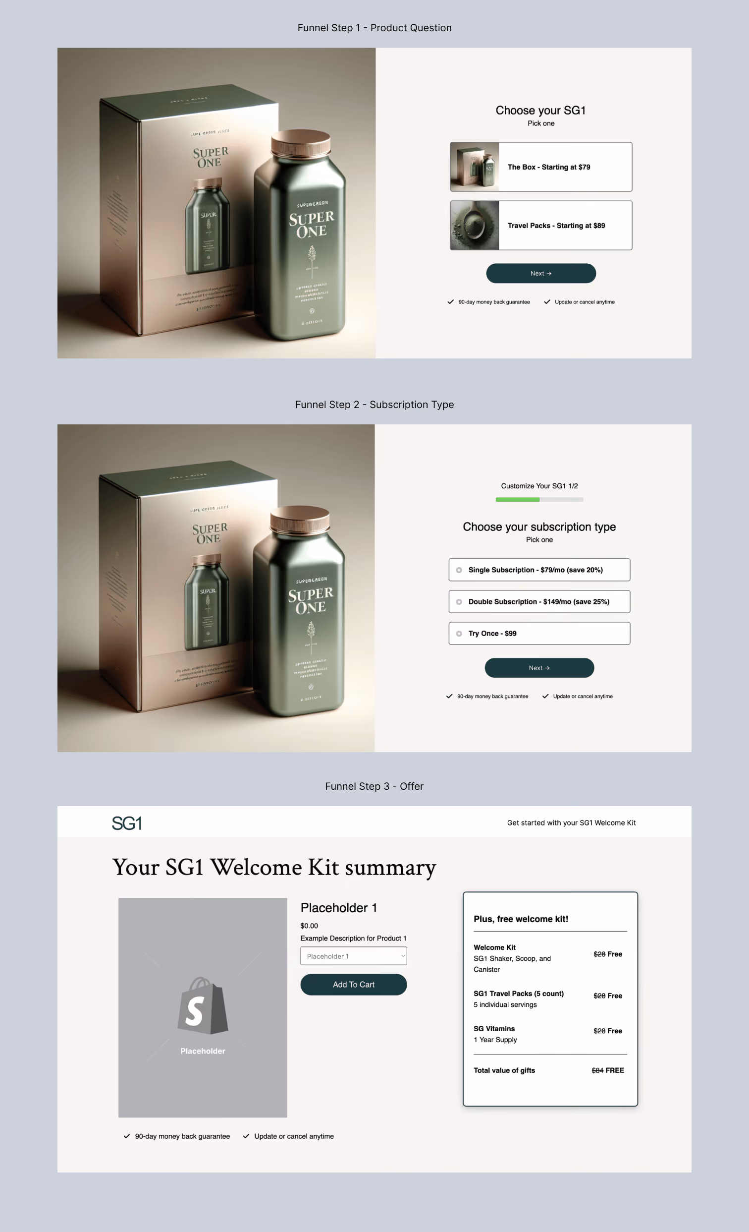 Athletic Green's Subscription Box Website Template