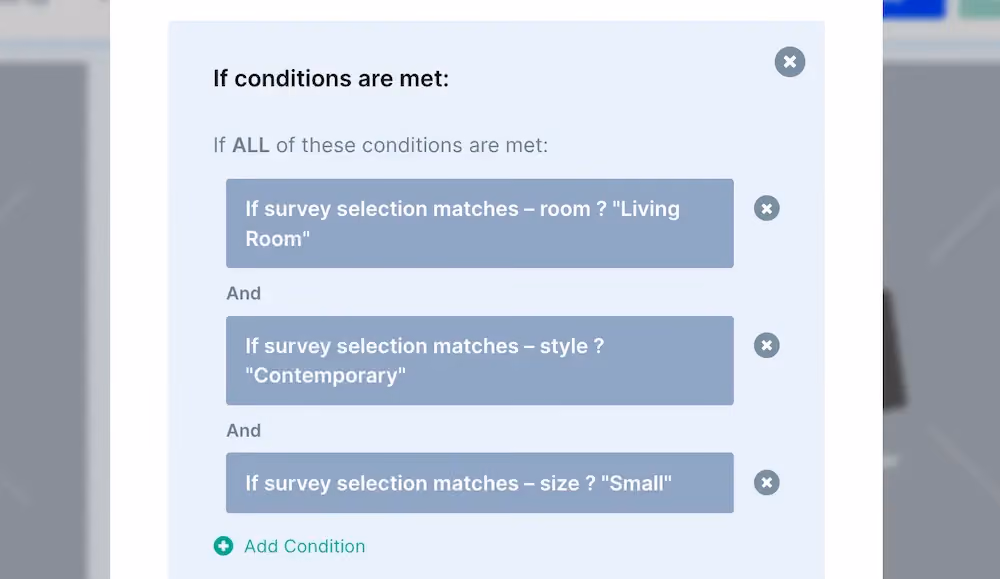 Add all if conditions