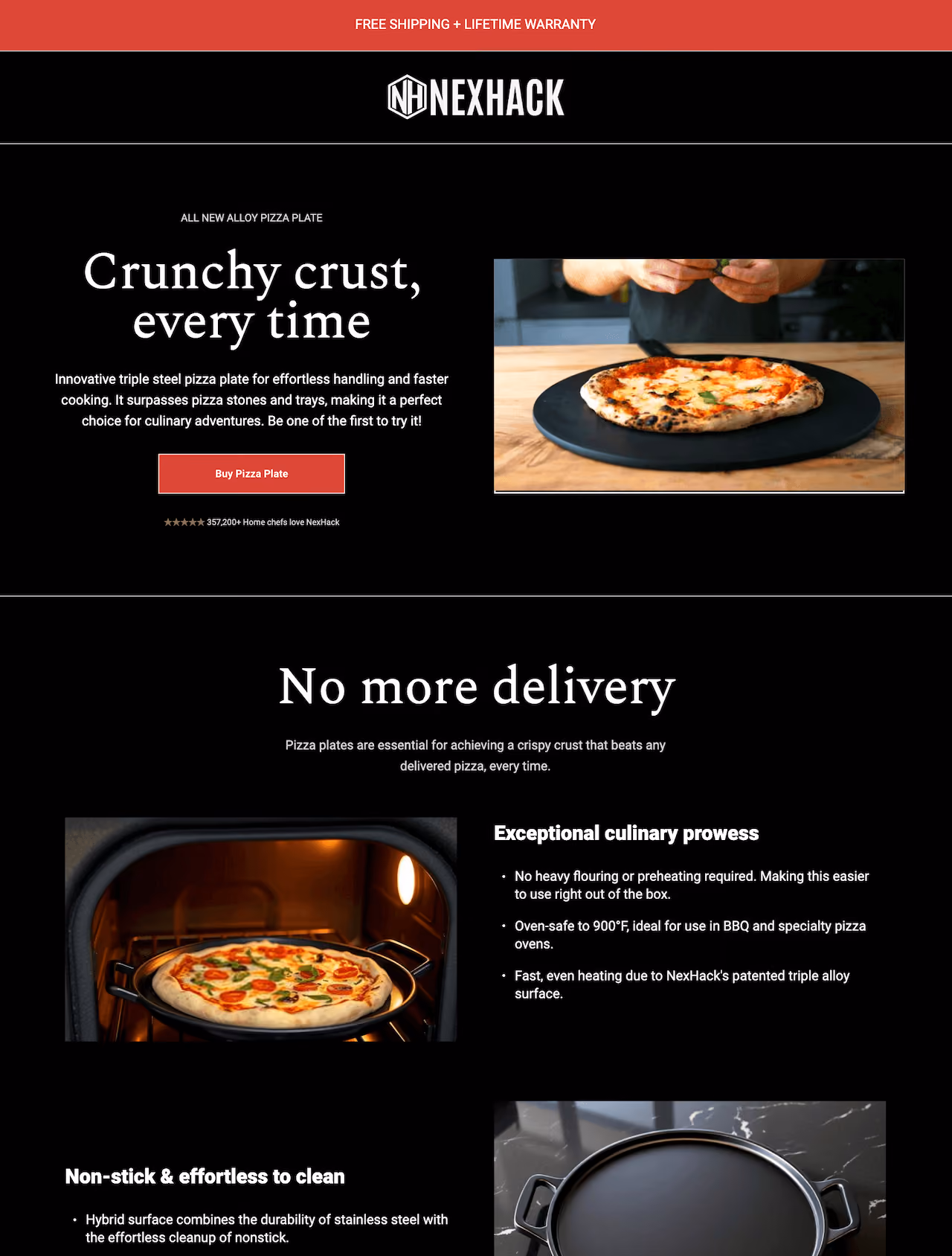 Hexclad's Cooking Website Template