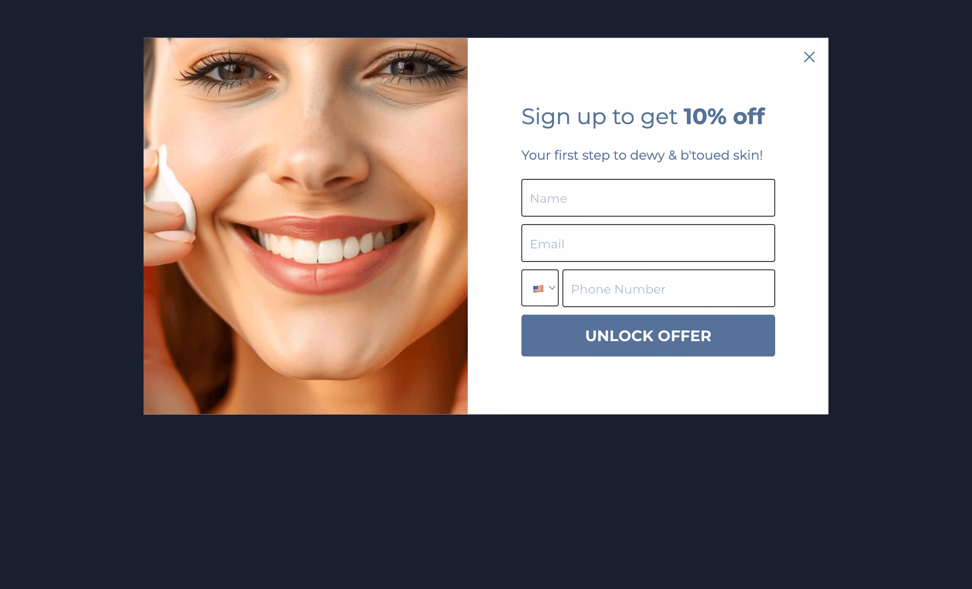 D'You's Welcome Offer Popup Template