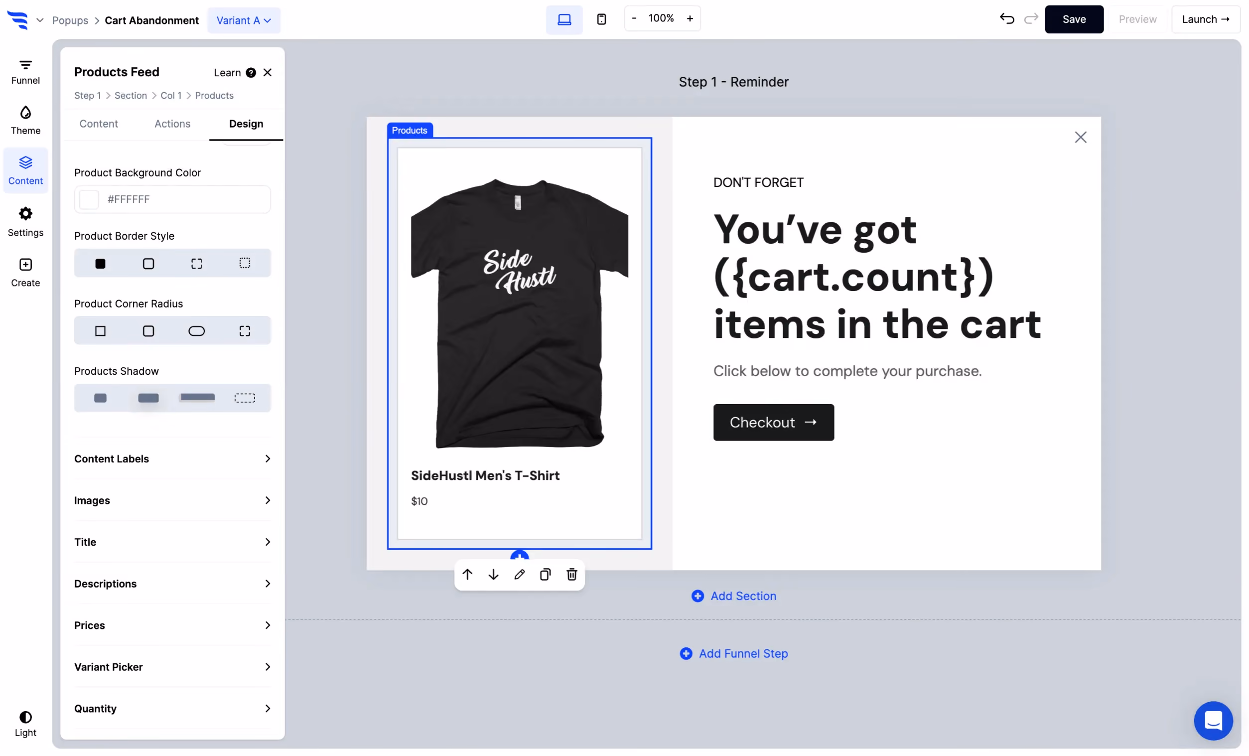 Cart Abandonment Software