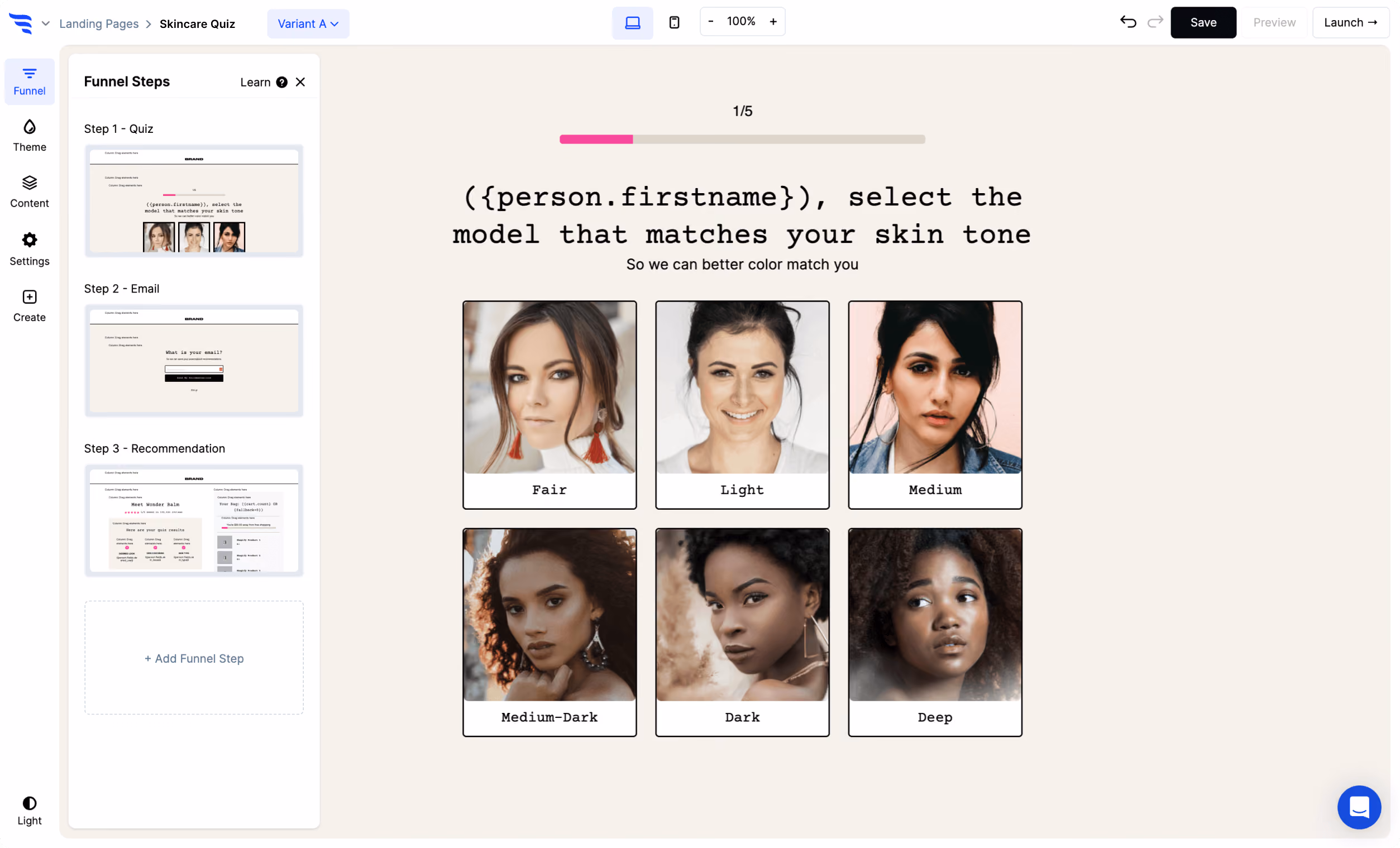 Shopify Sales Funnel App