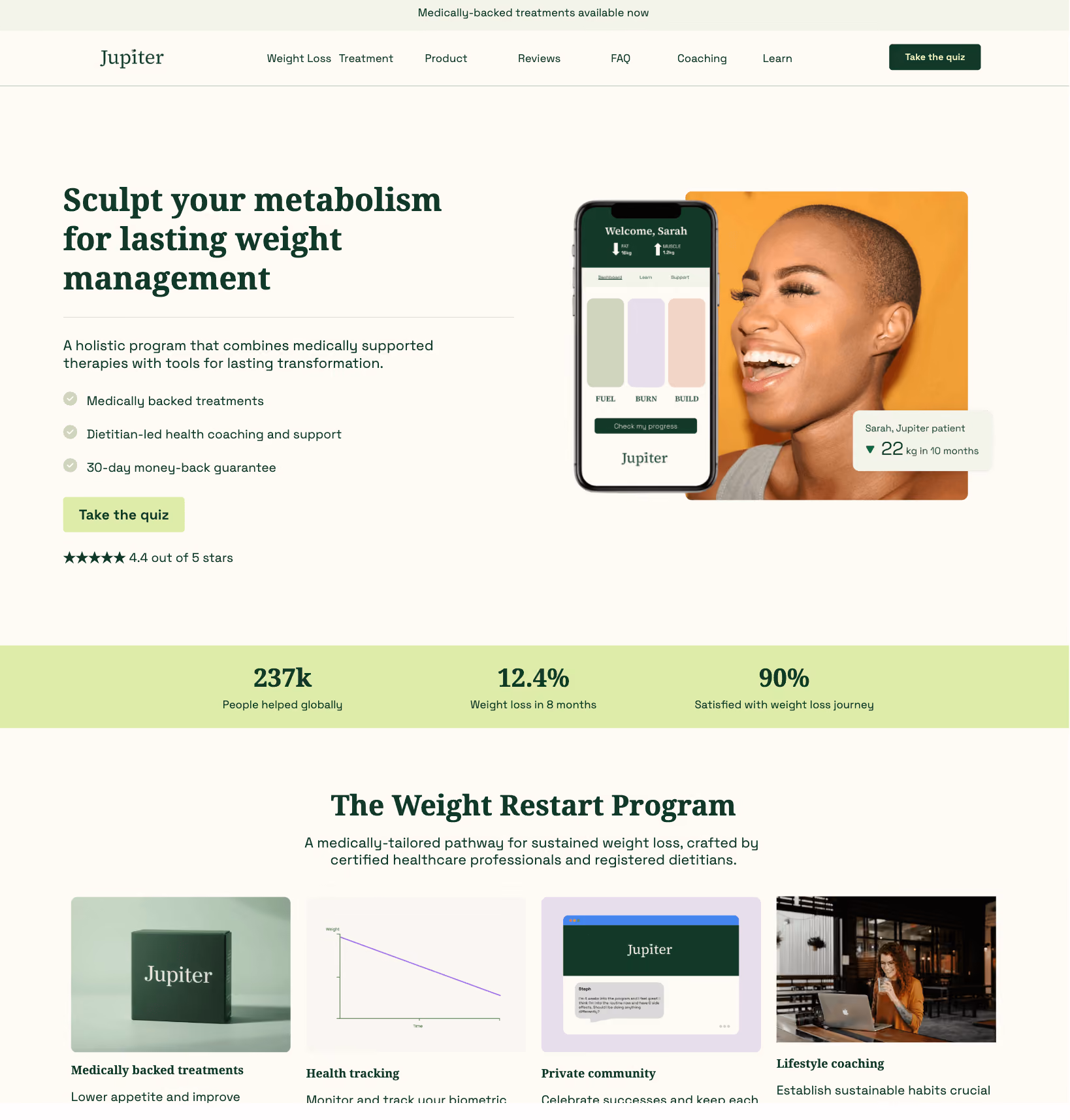 Juniper's Health Website Template