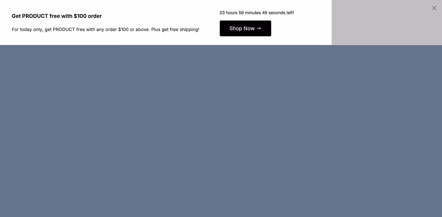 Bundle Offer Sticky Bar Template