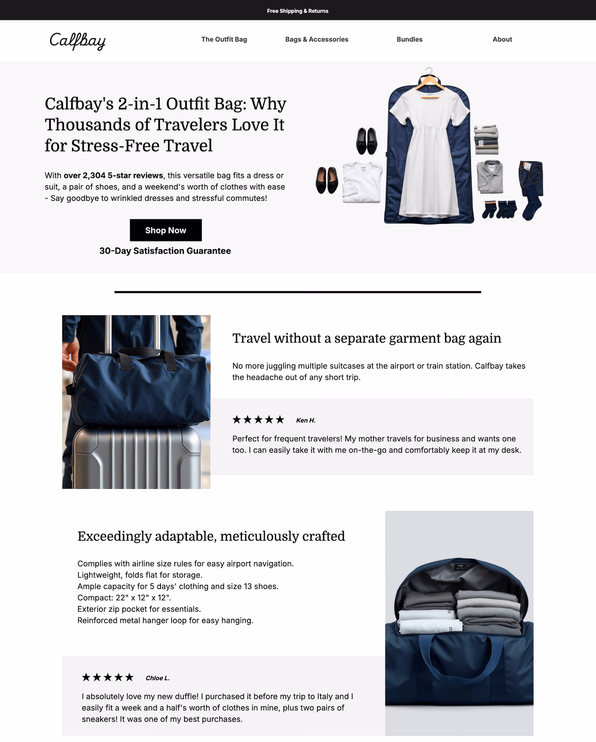 HalfDay's Apparel Product Listicle Landing Page Template