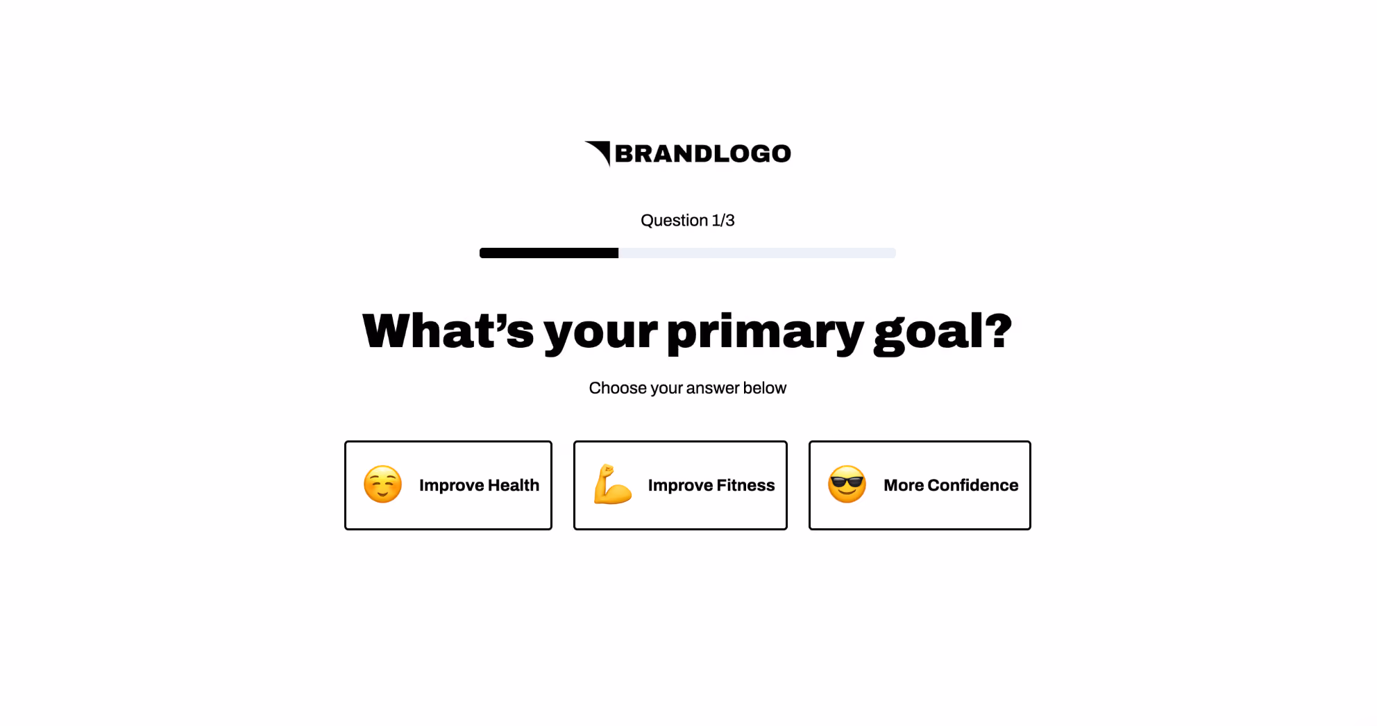 Product Quiz + Bundle Builder Landing Page Template