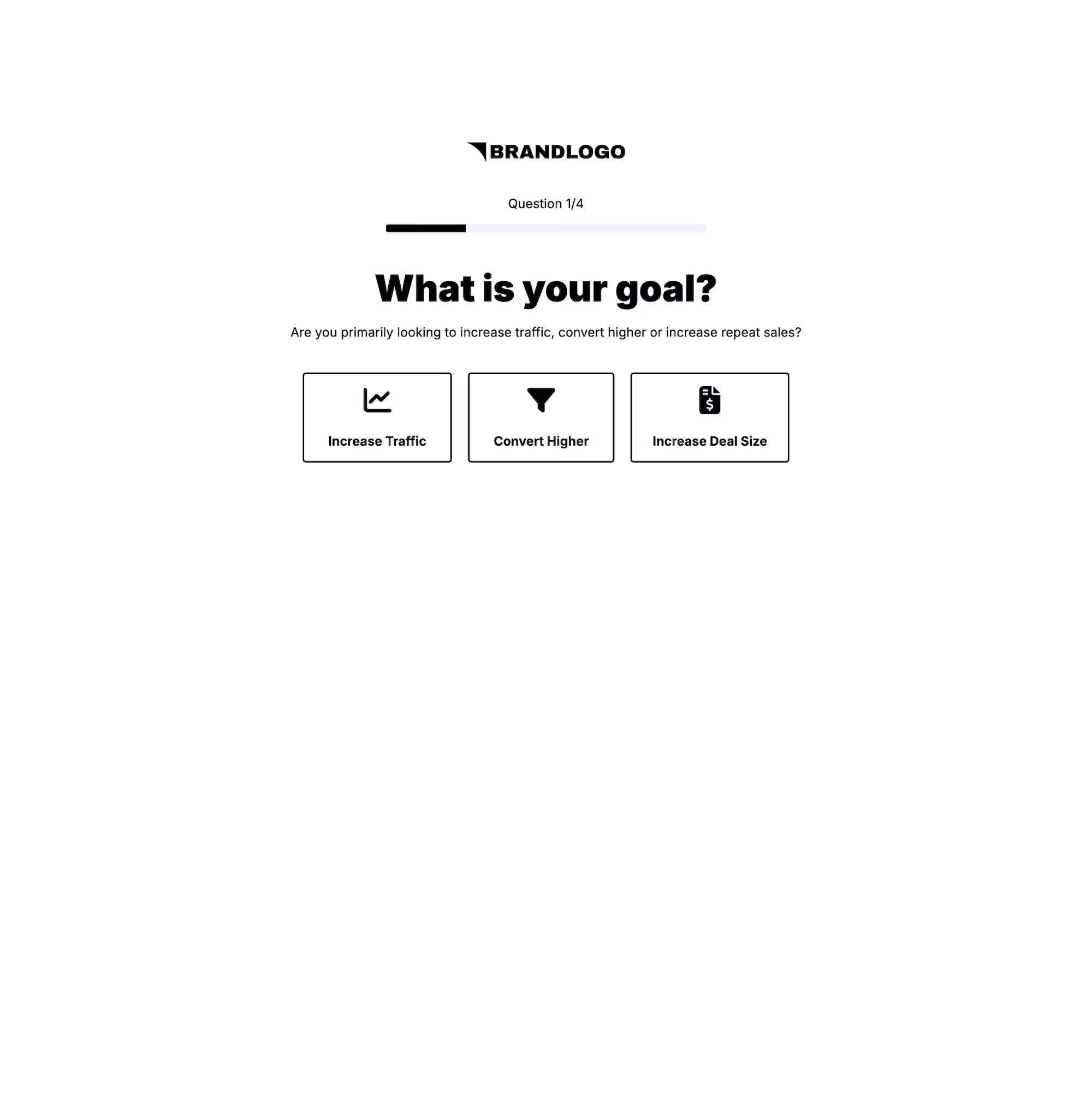 Lead Generation Quiz Landing Page Template