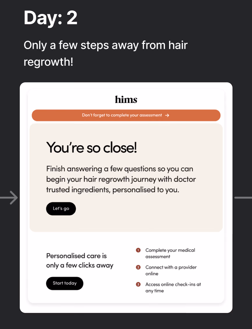 Hims Cart Abandonment Email