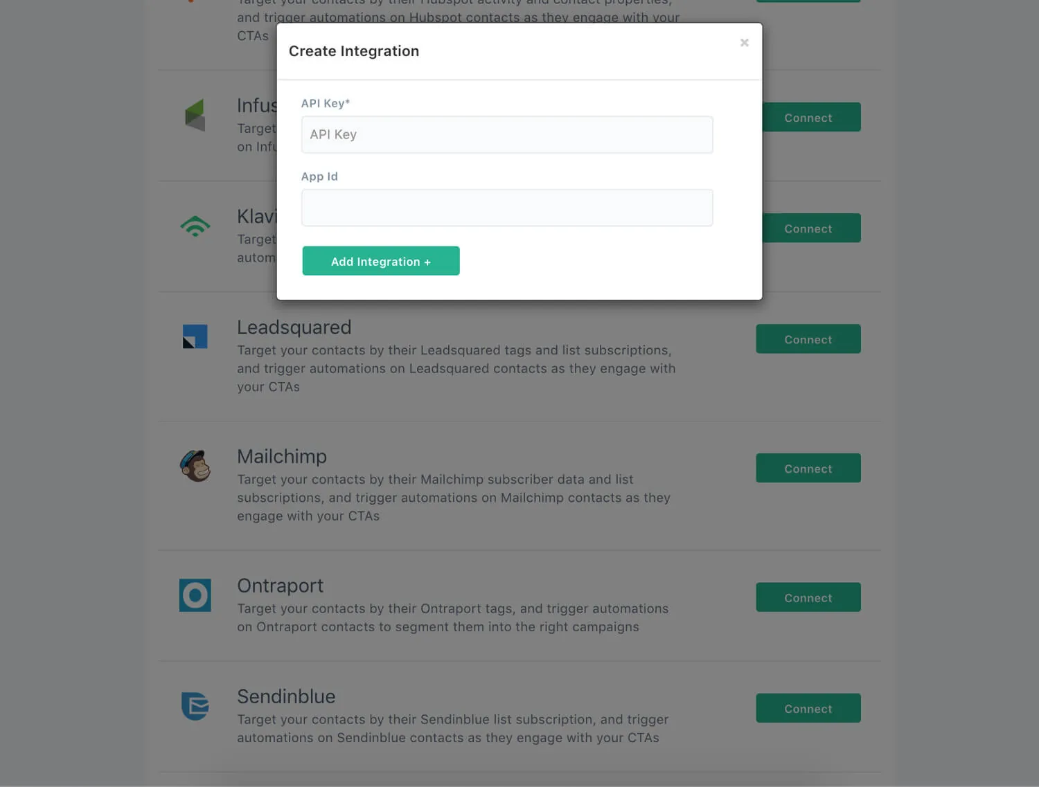 Pasting the Ontraport App ID and API key into ConvertFlow