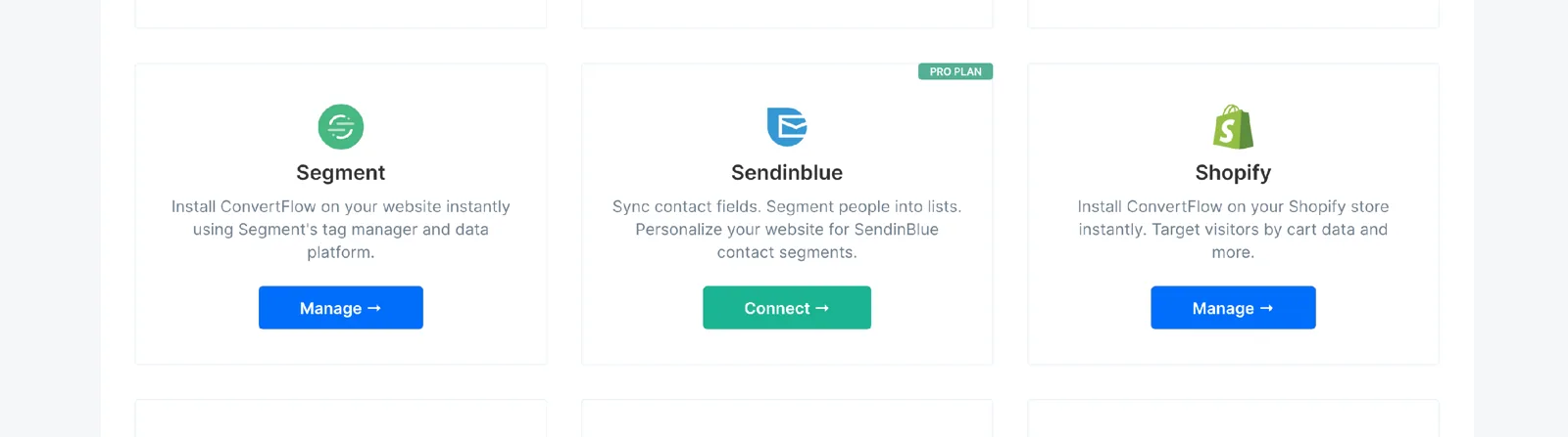 Connecting Brevo from the ConvertFlow integrations area