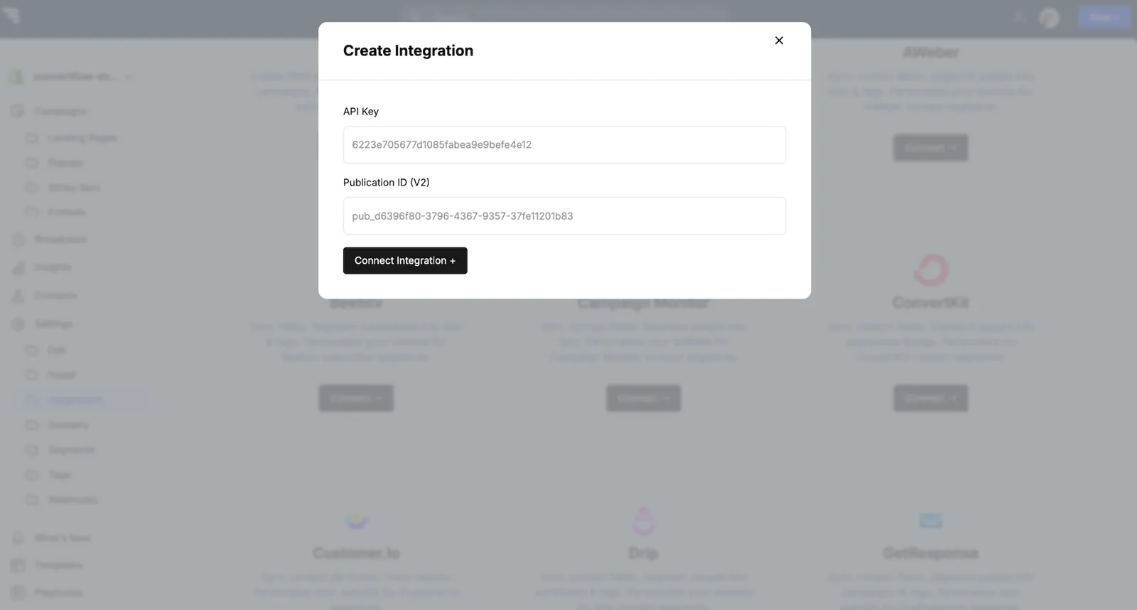 Adding beehiiv integration details in ConvertFlow
