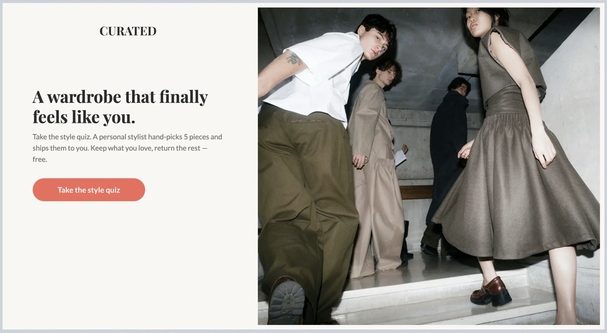 Personal Stylist Subscription Quiz Funnel Template