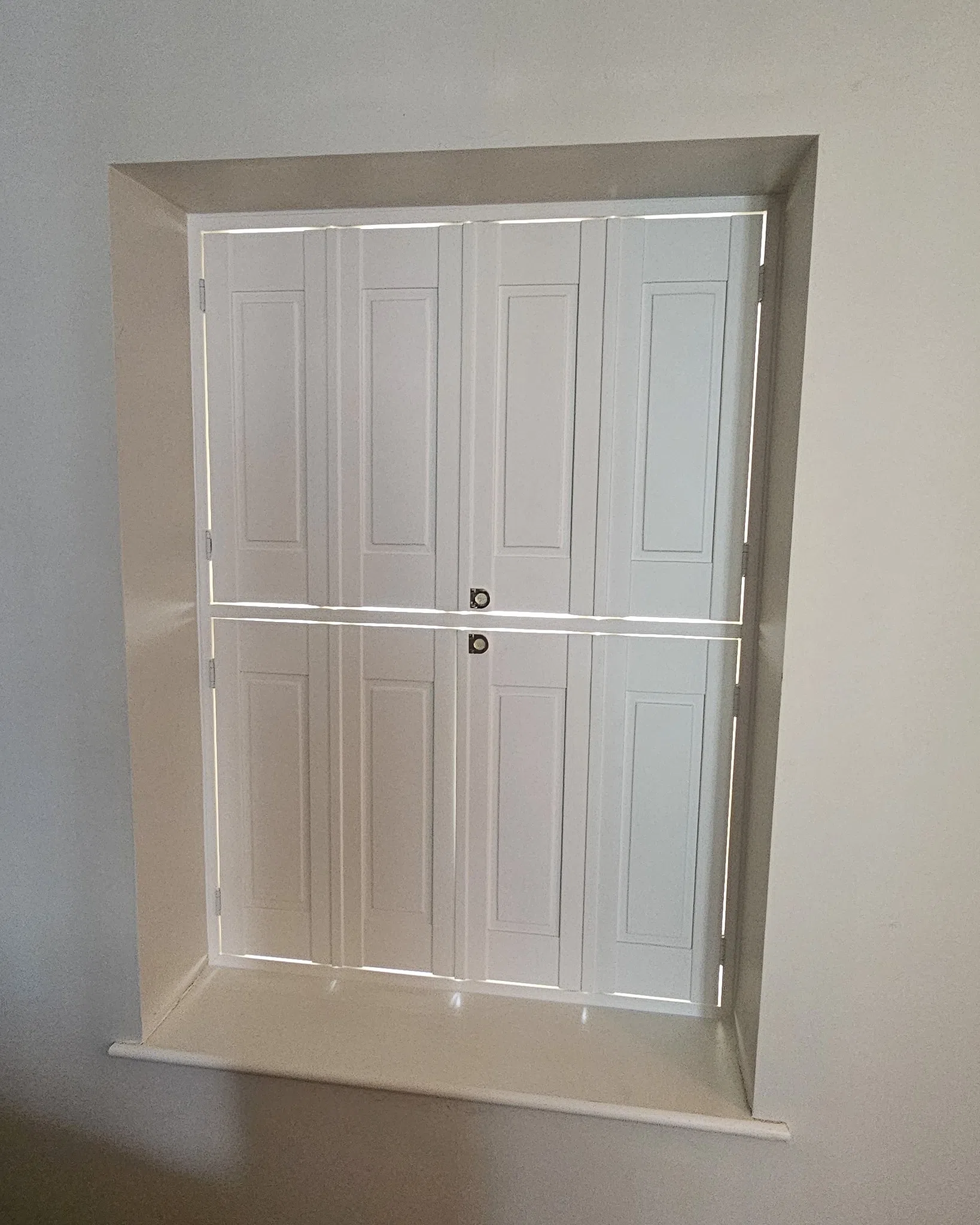 photo of Solid Panel plantation shutters