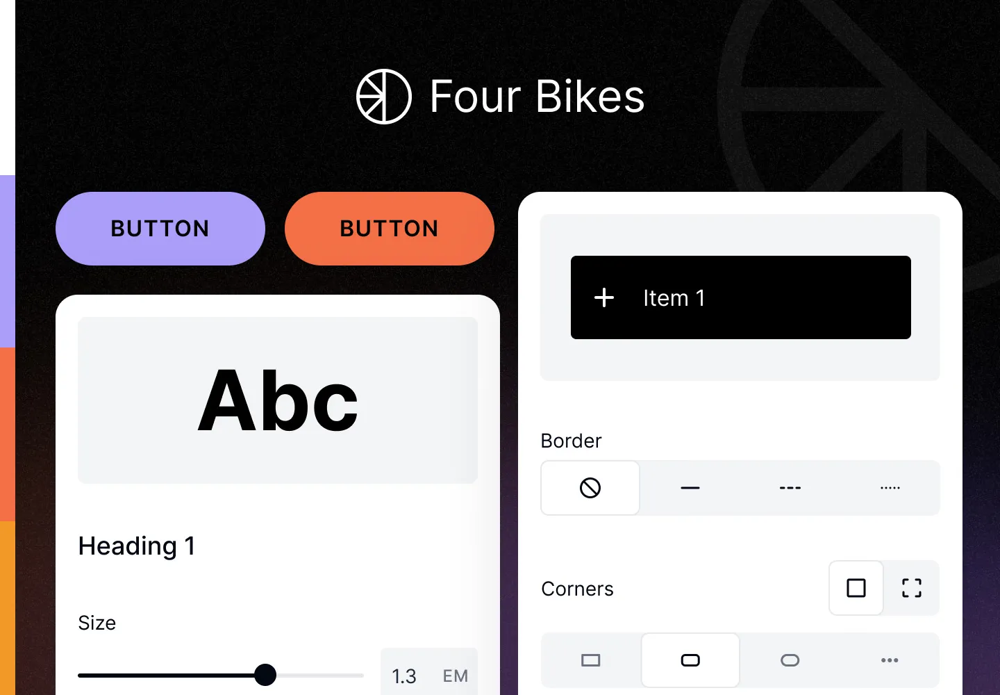UI example of the Intellum Evolve authoring tool showcasing it's branding and accessibility capabilities
