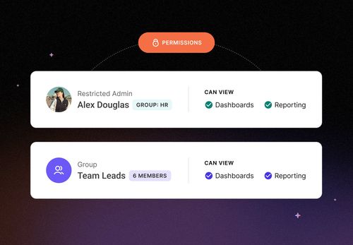 UI example of the Intellum Platform and it's permissioning capabilities