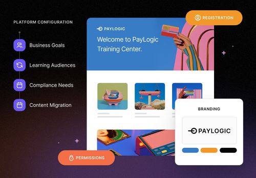 UI example of the Intellum Platform and it's AI powered capabilities