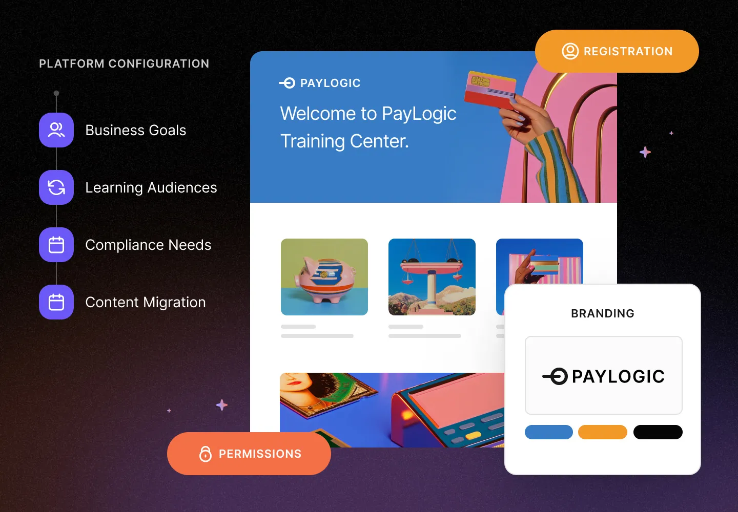 UI example of the Intellum Platform and it's AI powered capabilities