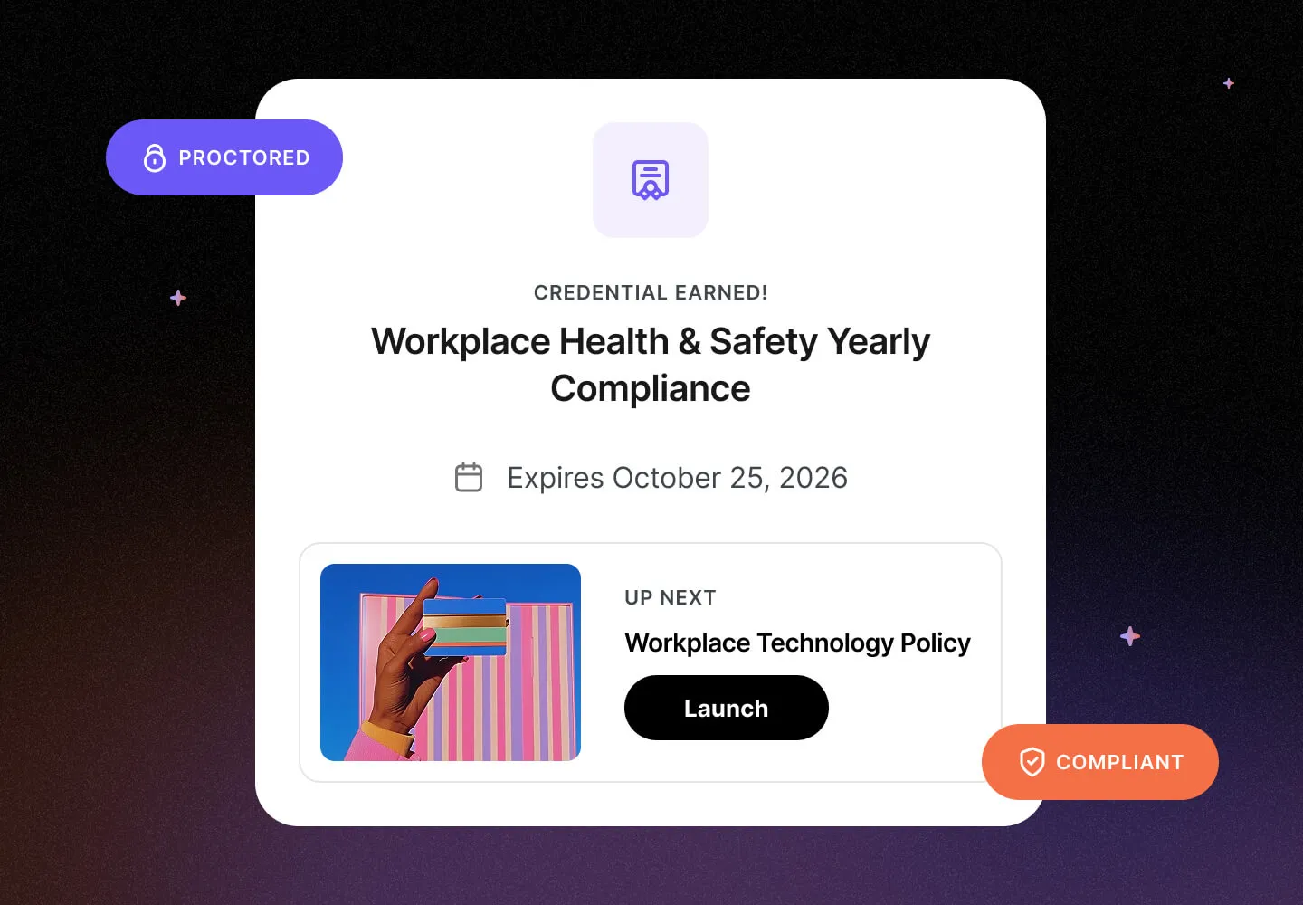 UI example of the Intellum Platform