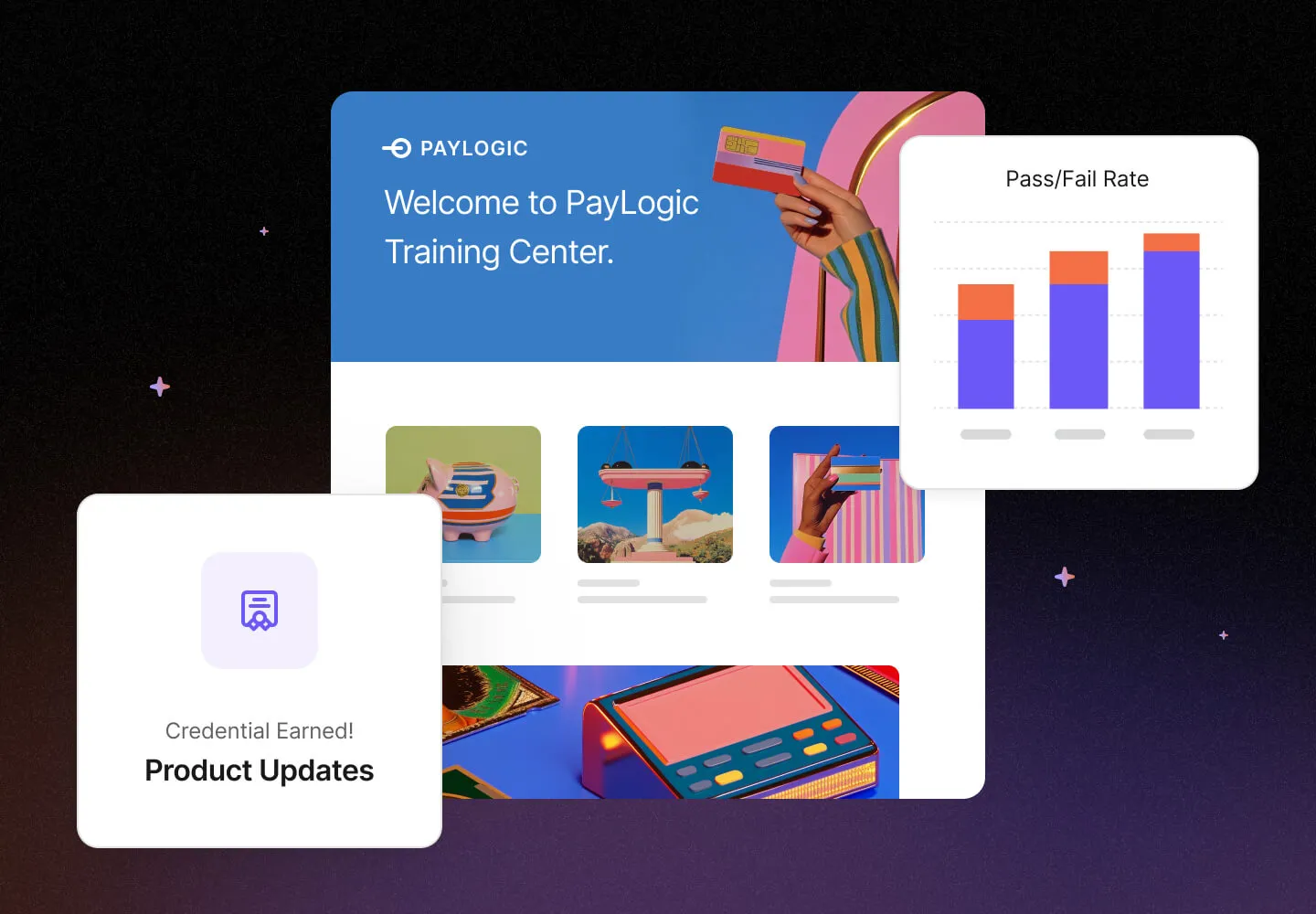 UI example of the Intellum Platform 