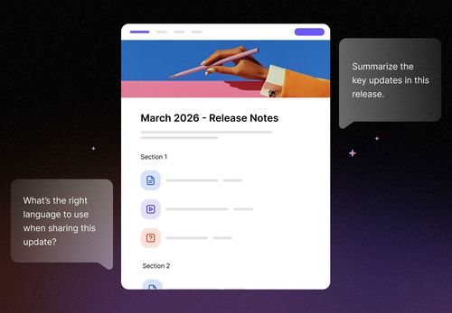 UI example of the Intellum Platform and it's AI powered Learner Agent