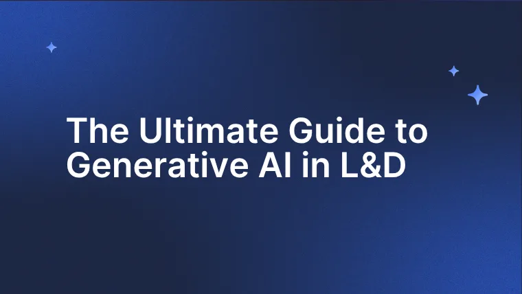 Cover of The Ultimate Guide to Generative AI in L&D