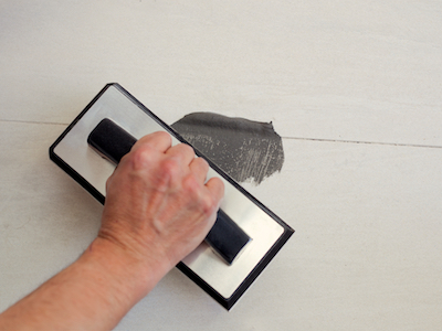 Foto van egaliseren ondergrond