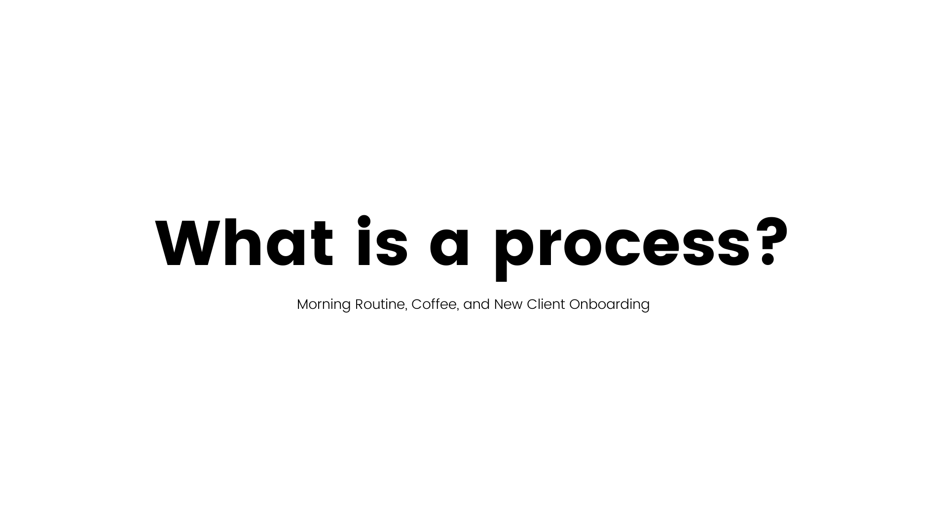 What is a Process?