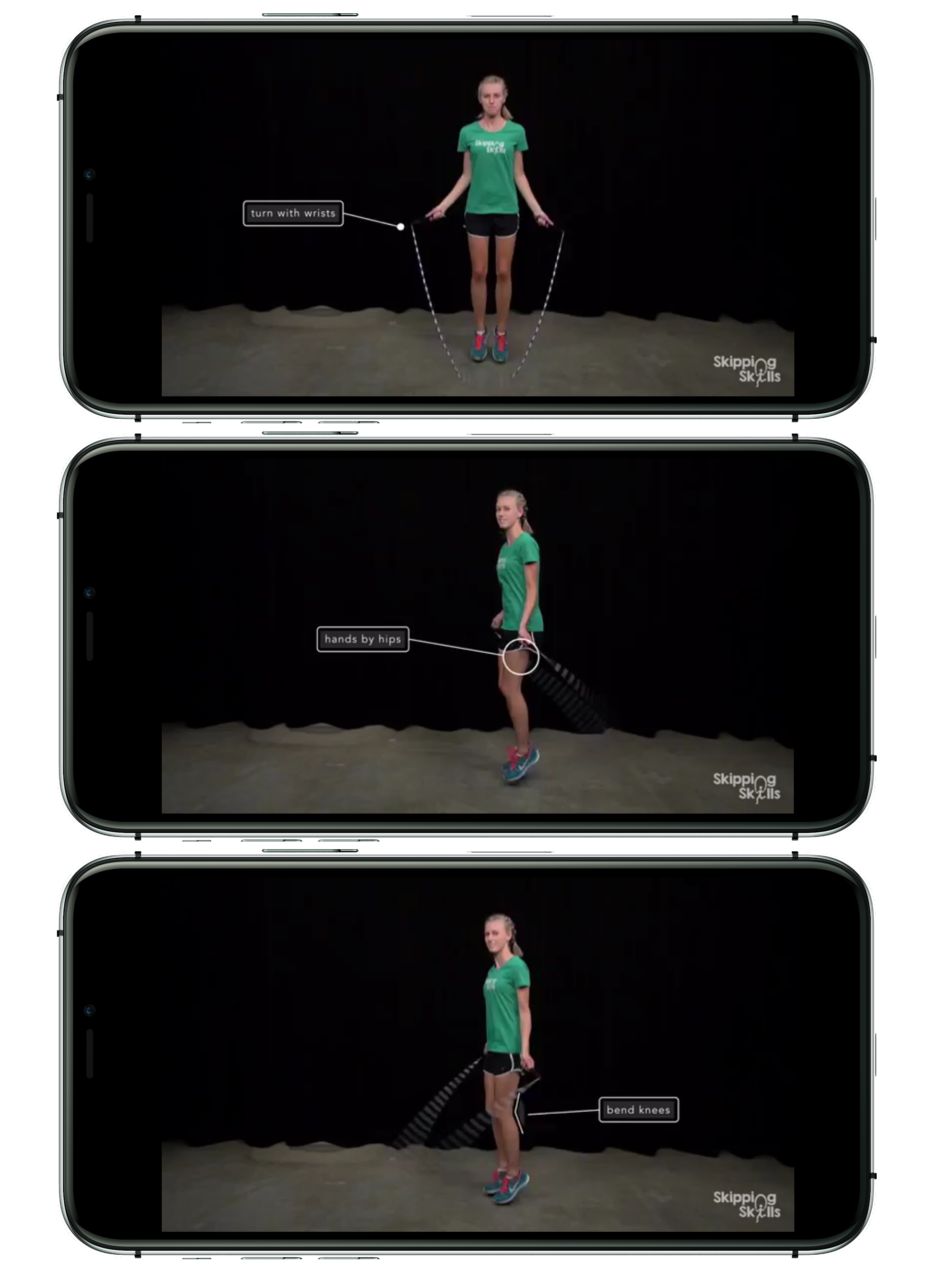Skipping Skills Instructional Jump Rope app on iPhone