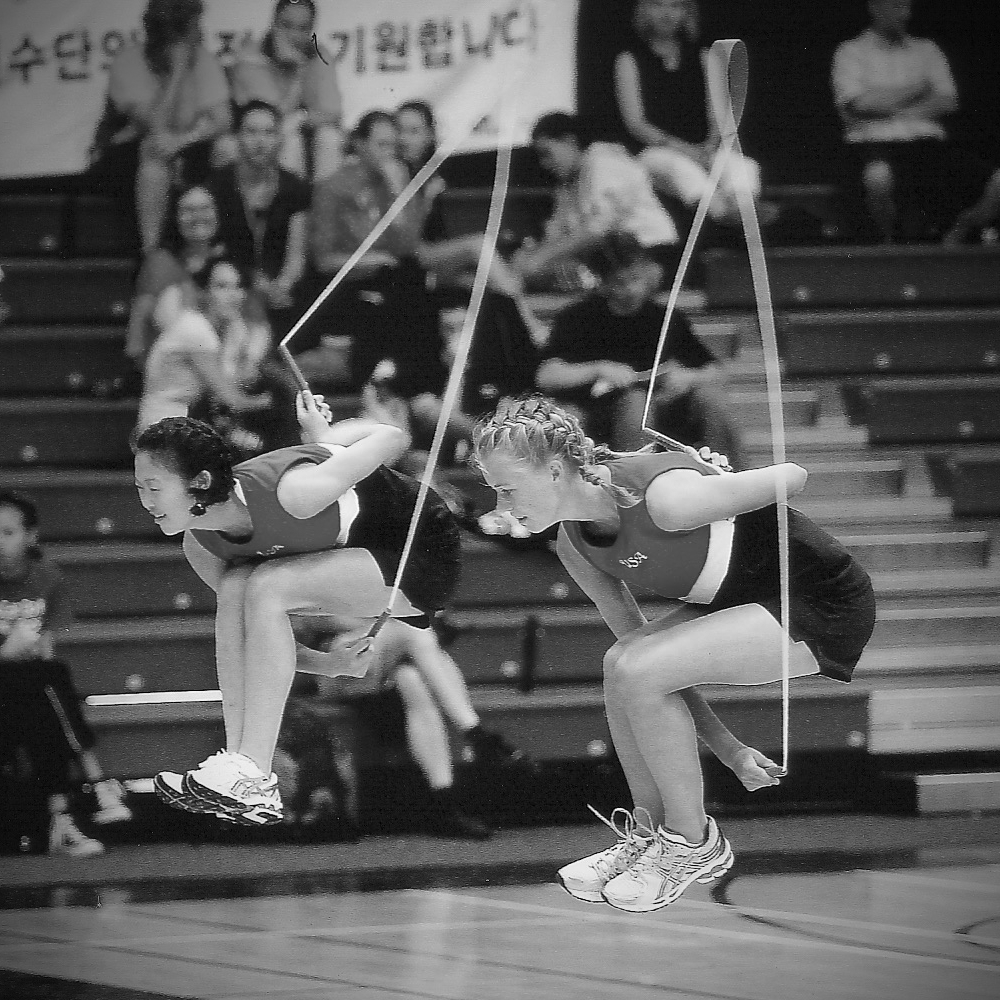 Megan Friesth jump roping