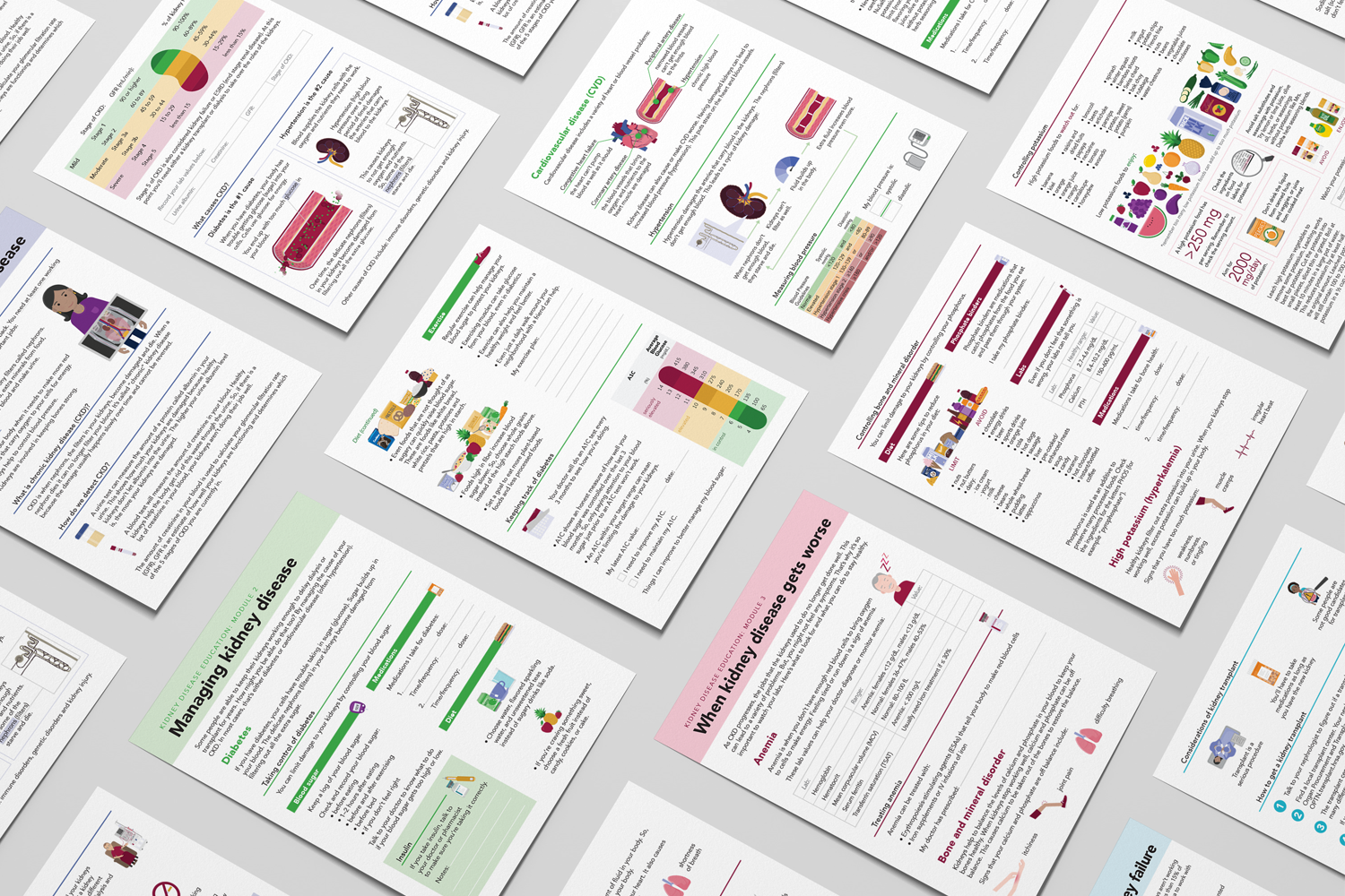 Graphic design - educational handouts